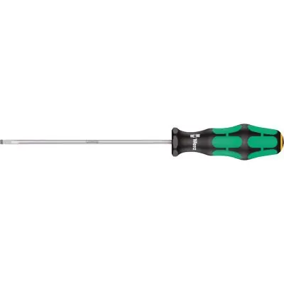 Rychlé Dodání Plochý šroubovák s kulatou čepelí 4x0,8x150 mm Wera 335 0,8x 4,0x150