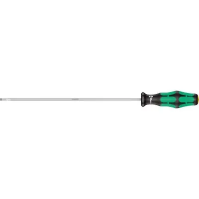 Sleva Plochý šroubovák s kulatou čepelí 3,5x0,6x200 mm Wera 335 0,6x 3,5x200