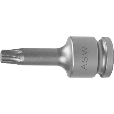 Silová za tepla kovaná šroubováková hlavice 1/2" T30 ASW 072404 Vysoce Kvalitní