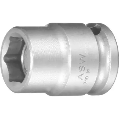 Za tepla kovaný Nástrčkový klíč s magnetem 3/8" 13mm ASW 071035 Finální Výprodej