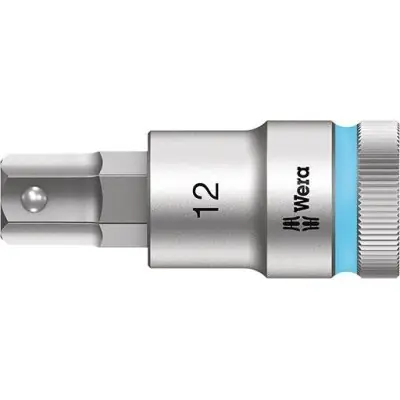 Finální Výprodej Šroubováková hlavice 1/2", vnitřní šestihran s přidržovací funkcí, 12x60 mm Wera 05003826001