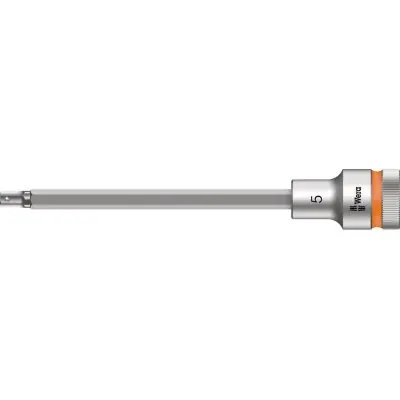 Šroubováková hlavice 1/2", vnitřní šestihran s přidržovací funkcí, 5x140 mm Wera 05003841001 Nejlepší Volba