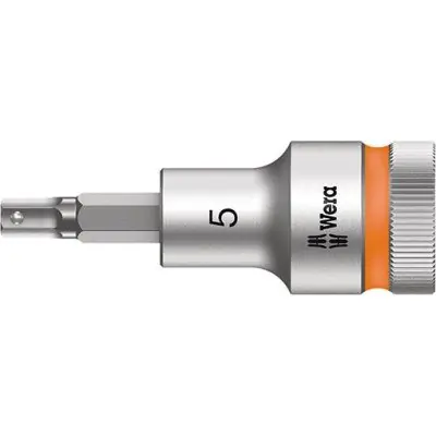 Šroubováková hlavice 1/2", vnitřní šestihran s přidržovací funkcí, 5x60 mm Wera 05003821001 Nízká Cena