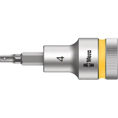 Šroubováková hlavice 1/2", vnitřní šestihran s přidržovací funkcí, 4x60 mm Wera 05003820001 Omezená Nabídka