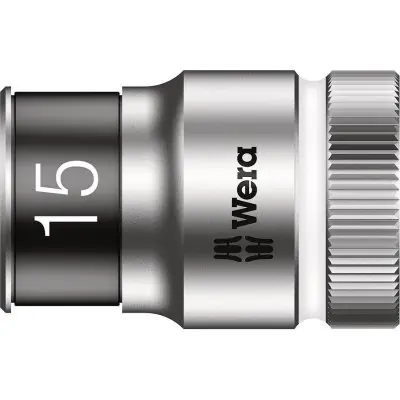 Cenový Hit Nástrčný klíč 6-hranný 1/2" 15 mm s přidržovací funkcí Wera 05003735001