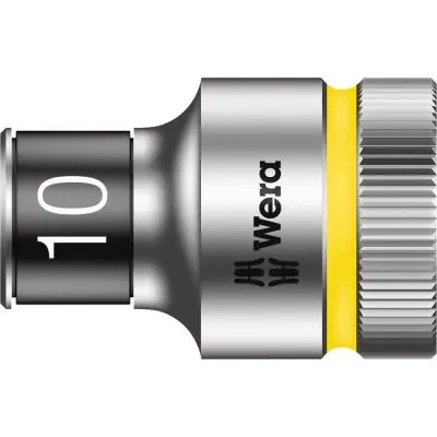 Novinka Nástrčný klíč 6-hranný 1/2" 10 mm s přidržovací funkcí Wera 05003730001