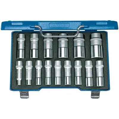 Must-Have Sada nástrčných klíčů 12-hranný 1/2" 10-32 mm 15 ks Gedore D19L-015