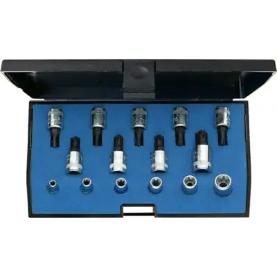 Sada nástrčných hlavic 1/4" E4-E10x mm T8-40x mm 15 ks Gedore ITX 20TX-015 Rychlé Dodání