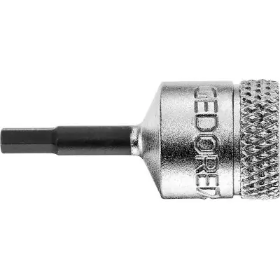 Šroubováková hlavice 1/4", vnitřní šestihran 4x28 mm Gedore IN20-4 Vysoce Kvalitní