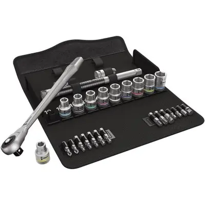 Zlevněný Sada nástrčných klíčů 1/2" ZYKLOP push 28 ks Wera 05004077001