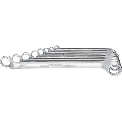 Sada oboustranných očkových klíčů DIN838 6 - 22 mm 8 ks v kartonové krabici Gedore 2-  8 Akční Nabídka